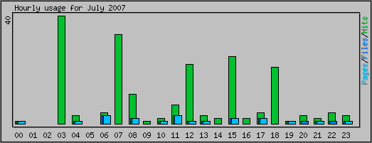 Hourly usage