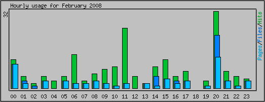 Hourly usage