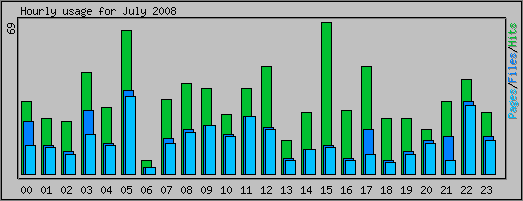 Hourly usage