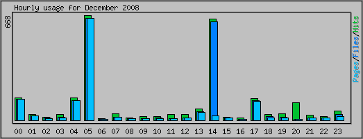 Hourly usage