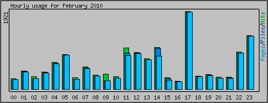 Hourly usage