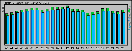 Hourly usage