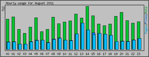 Hourly usage