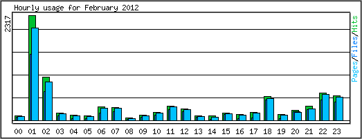 Hourly usage