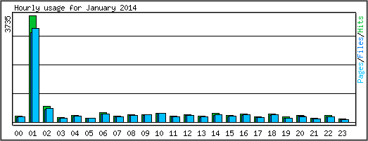 Hourly usage