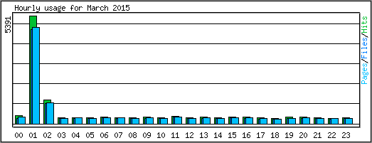 Hourly usage