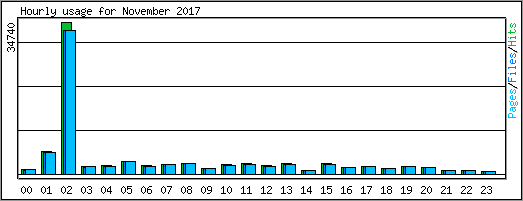 Hourly usage